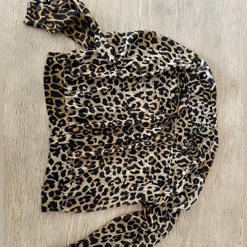 All Saints Blouse leopard print - perfect condition never been worn